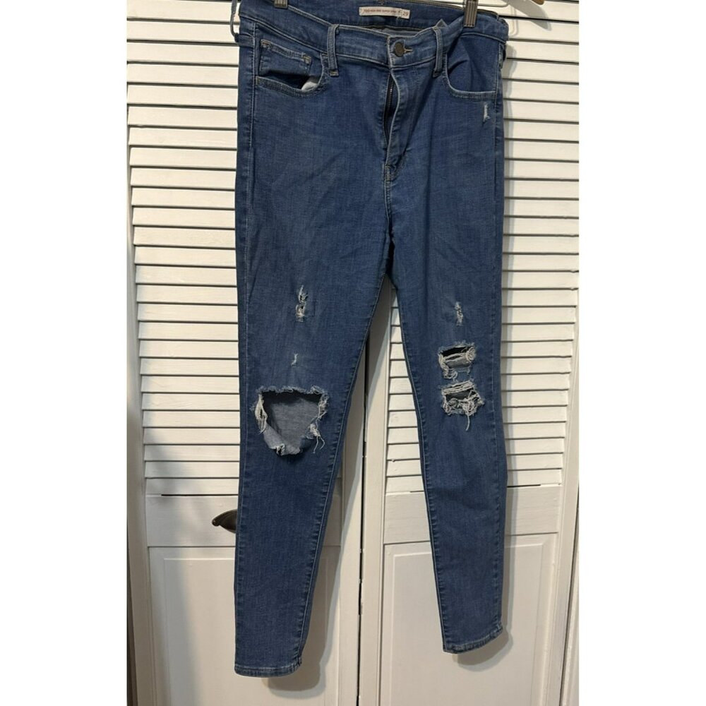 Levi Women 720 High Rise Super skinny Stretch Jeans Denim 29×30